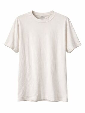 Hollister White Boxy Crop Tee Heavyweight Cotton Size L